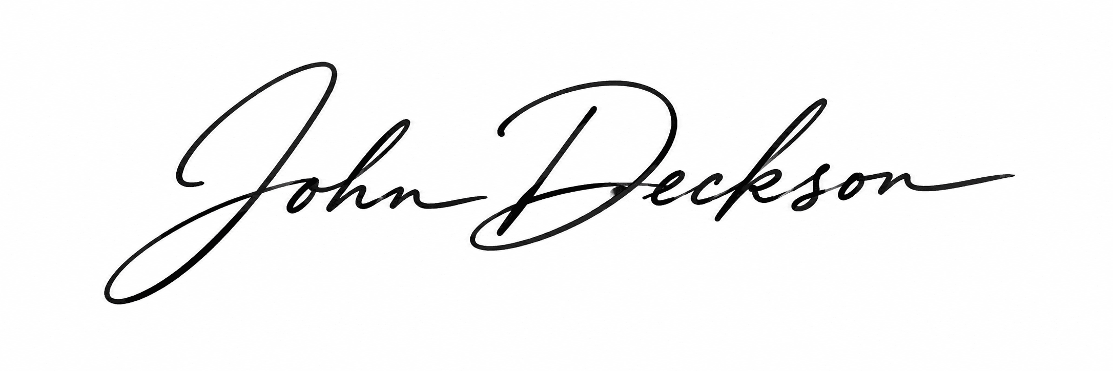 John Deckson handwritten signature